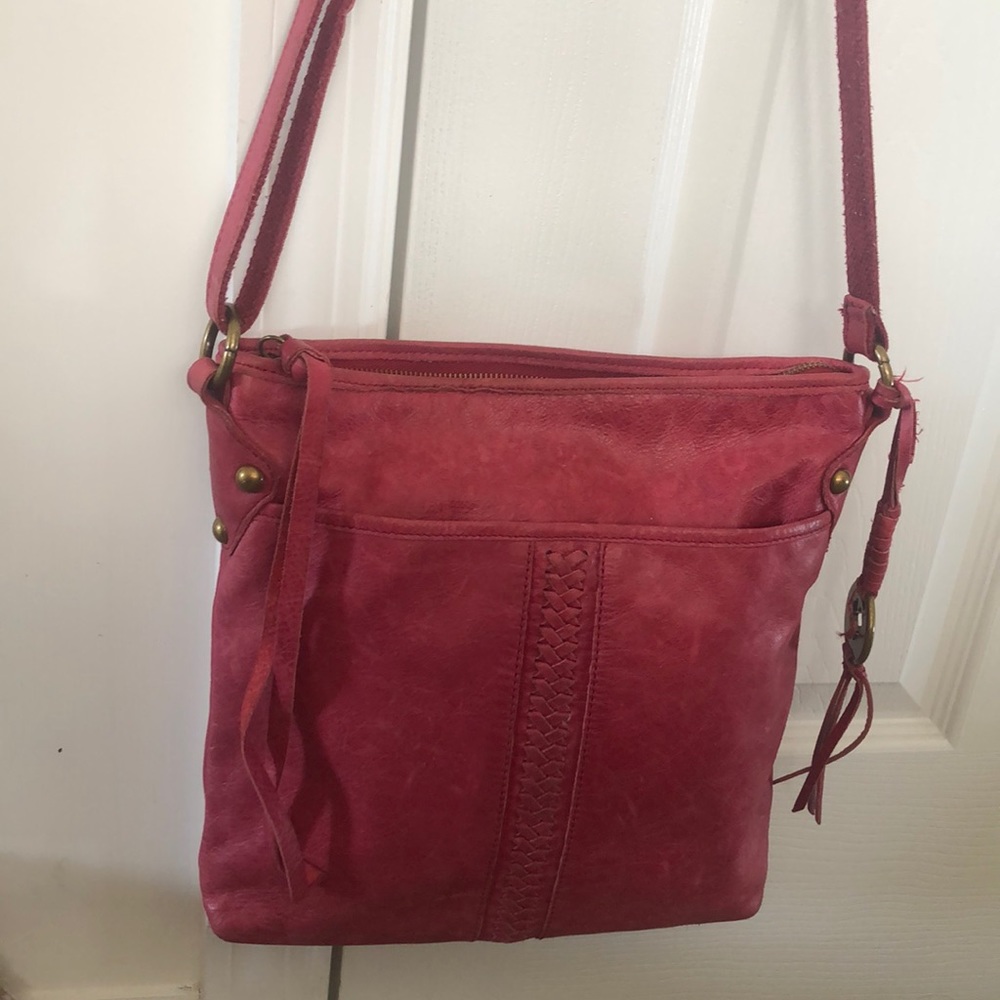 Mauve Lucky Brand Crossbody Purse
